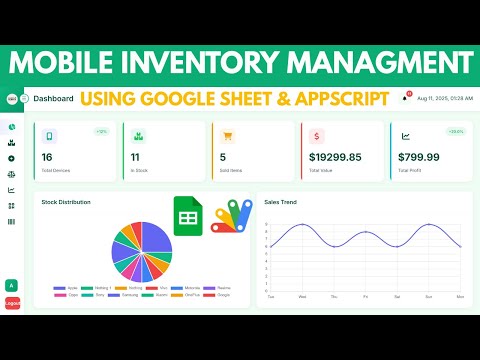 How to Build a Mobile Inventory Dashboard with Google Apps Script | D36