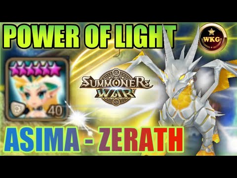 POWER OF LIGHT ASIMA ZERATH COMBO - Summoners War