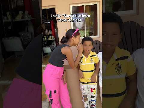 Le dije ‘’sonríe si quieres volver con Angi 🤣 #viralvideo