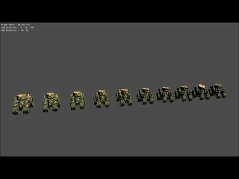 DirectX 3D Model Instancing Bone Rotation