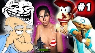 HERBERT JOINS THE PARTY! :D - MULTIPLAYER MADNESS - Left 4 Dead 2: BLOOD HARVEST - Part 1 [Funny]