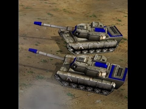 [Zero Hour] 1vs7 hard armies - Playing as USA Laser on Death Valley