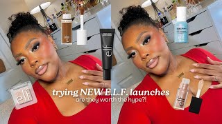 Trying NEW E.L.F. Launches | Are They Worth The Hype?!