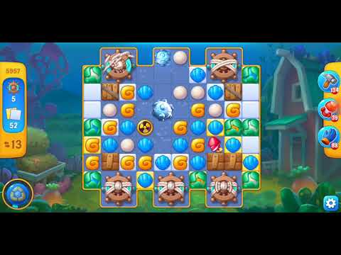 Fishdom. 5957 level no boosters and diamonds