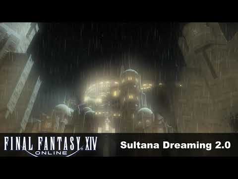 Sultana Dreaming 2.0 - Final Fantasy XIV (Rain and Thunder for 1+ Hour)