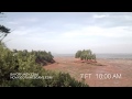 50ft tides in Burntcoat Head Park, Nova Scotia