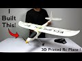 I Build My First 3D Printed RC Plane And It ACTUALLY Flies Rcplane 3dprinting