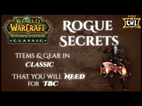 TBC Classic Rogue Gearing Guide - Classic items will use in TBC - Phase 6 BiS vs T4 Pre-BiS
