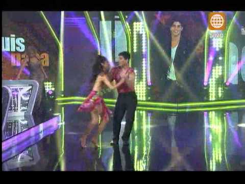 Luis Baca danced to the rhythm of Tommy Portugal at the fourth gala of 'El Gran Show'.
