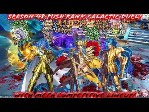 Saint Seiya: Awakening (KOTZ) - Season 48 Push Rank with Meta Competitive Lineup Galactic Duel PvP!
