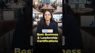 Best Business Certifications|Top Business Certifications for Professionals  | #Shorts | #Simplilearn