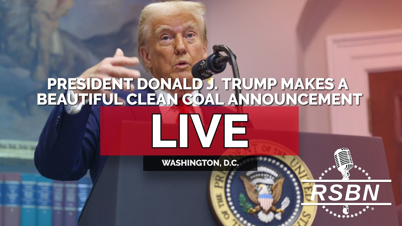 LIVE: President Trump Makes an Announcement on Beautiful Clean Coal - 06/04/26