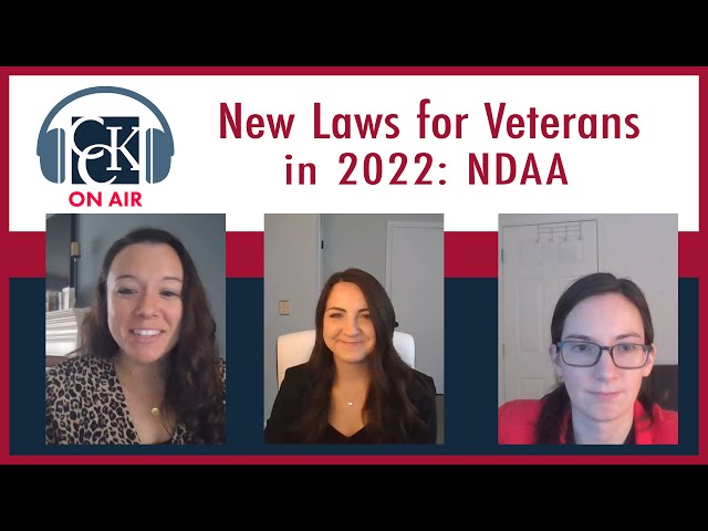 New Laws for Veterans and Servicemembers in 2022: NDAA