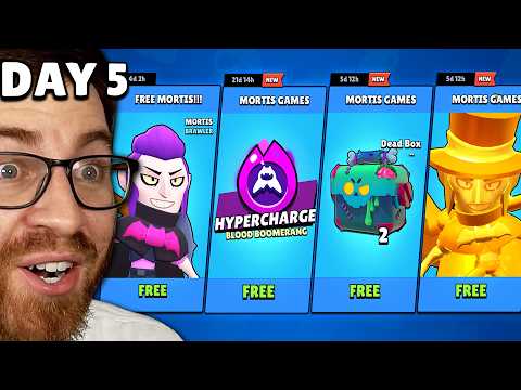 I played the 'Mortis Games" for 5 Days in Brawl Stars.. IT WAS AWESOME!