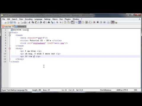 HTML5 and CSS3 beginners tutorial 22   ID's   YouTube