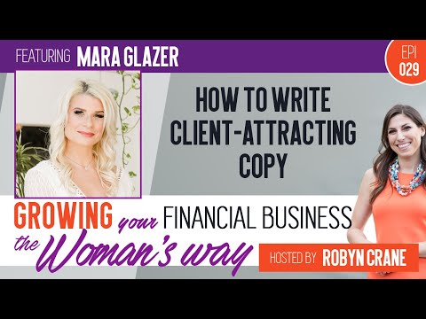 EP 029 How To Write Client-Attracting Copy w/ Mara Glazer - YouTube