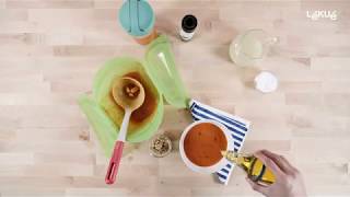 Lékué höyrypata - Kurpitsakeitto mikrossa resepti