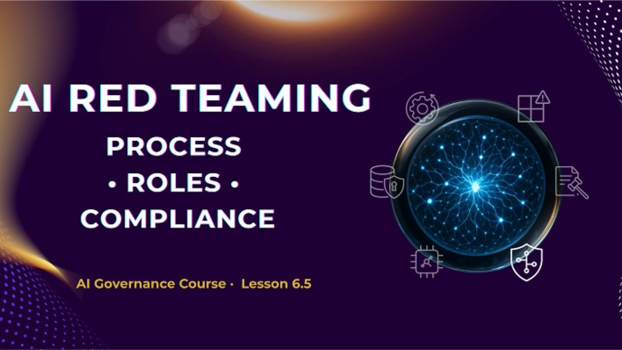 AI Red Teaming: Adversarial Testing, Roles, and Compliance | 6.5 | AI Governance Course