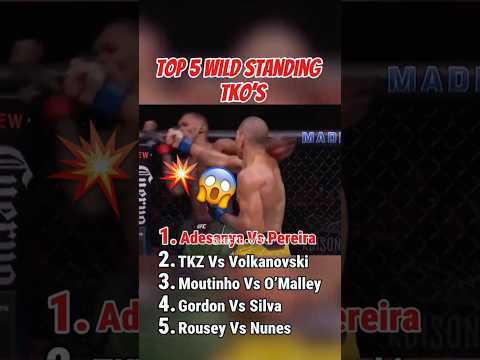 WILDEST Standing KNOCKOUTS in Combat Sports