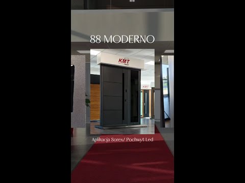 Aplikacja Sorex oraz Pochwyt LED w drzwiach KMT MODERNO