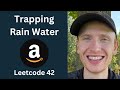 Trapping Rain Water - Leetcode 42 - 2 Pointers (Python)