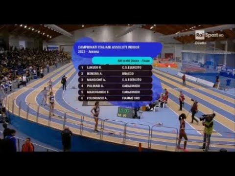 Cti Italiani indoor 2023 - Finale 400 Donne