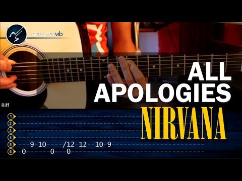 Cómo tocar "All Apologies" de Nirvana en guitarra Acústica (HD) Tutorial - Christianvib