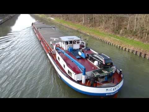 Binnenschiff MICANTO im Mittellandkanal