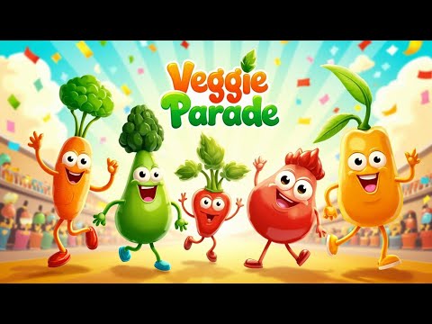 Veggie Parade Song for Kids | Fun Learning with Vegetables