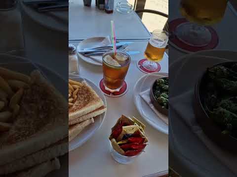 #Lunch in#Playa Del Ingles Beach#Gran Canaria#