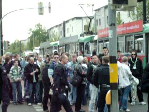 Magdeburg vs. Leipzig - Ankunft der Sachsen