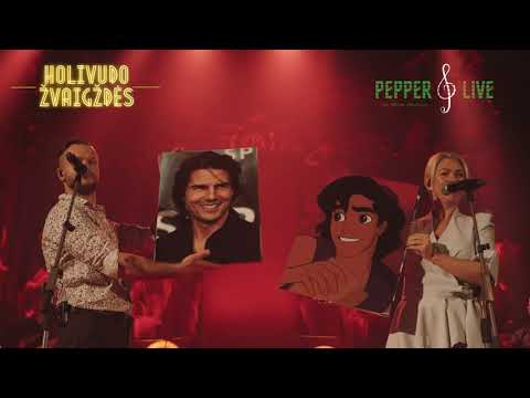 Lina Rastokaitė ir Jokūbas Bareikis gyvo garso koncerte HOLIVUDO ŽVAIGŽDĖS