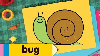 How to Draw Bugs | Simple Drawing Lesson for Kids | Step By Step