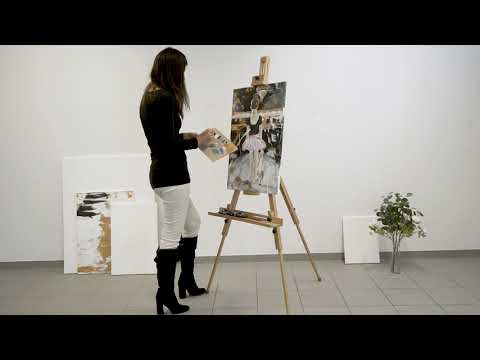 ARTINA Staffelei Grenoble - Holz-Staffelei aus massivem Buchenholz