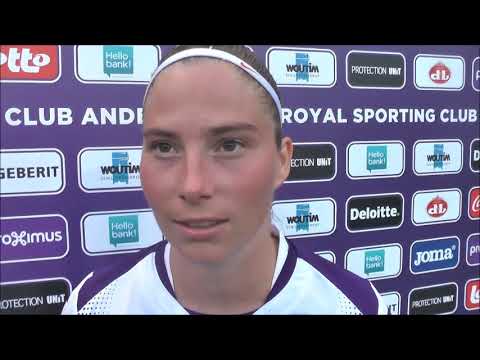 Jana Coryn na Linfield Ladies - RSC Anderlecht op 13.08.2019