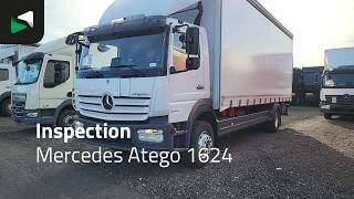 Камион со завеса Mercedes-Benz Atego 1624 4X2 16t 6-Cylinder Engine 1500kg Tailgate Automatic A | Слика 4 - Autoline