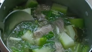 ស្ងោរត្រឡាច- Wax Gourd Soup #Localfood#cooking#countrysidelife#Cambodia