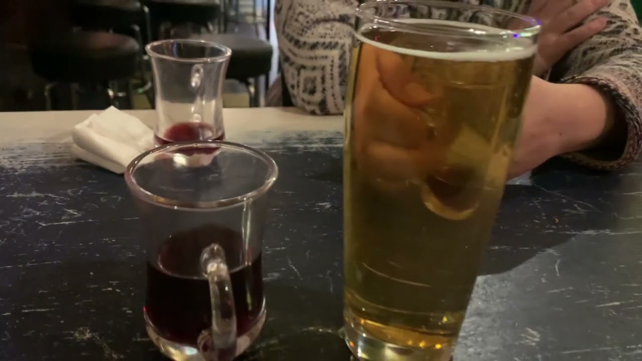 Day drinking part 2 enjoying a mug of warm Glog and a Schlitz. Merry Christmas!