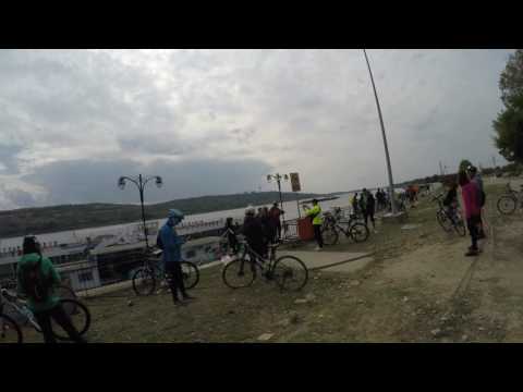 Cu bicicleta la Portul Oltenita