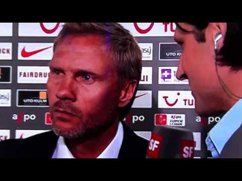 FCZ - FCB thorsten fink interview confused (wie meinen sie das?)