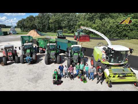 Grasernte 2024 - 1. Schnitt - mähen, schwaden, häckseln & silieren Claas Jaguar 970, Fendt Traktoren