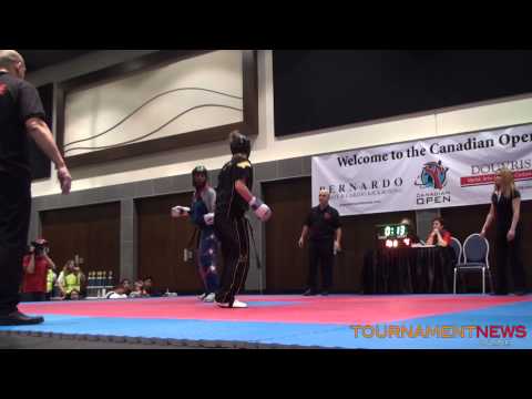Morgan Plowden vs Chelsey Nash Women's Elite Fighting Final at Canadian Open 2013