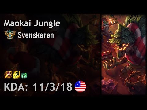 Maokai Jungle vs Kha'Zix - Svenskeren - NA Challenger Patch 7.13
