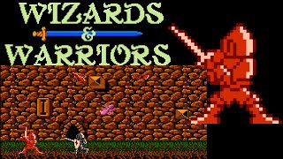 Wizards & Warriors (NES) original video game | full game completion session 🎮