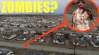 you won&#39;t believe what my drone found at this secret desert abandoned Zombie apocalypse ghost town