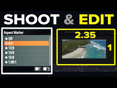 ASPECT RATIOS FOR VIDEO on SONY CAMERAS: How to film and edit in different aspect ratios