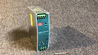 Mean Well EDR-120-24 Zdroj na DIN 120W 24V