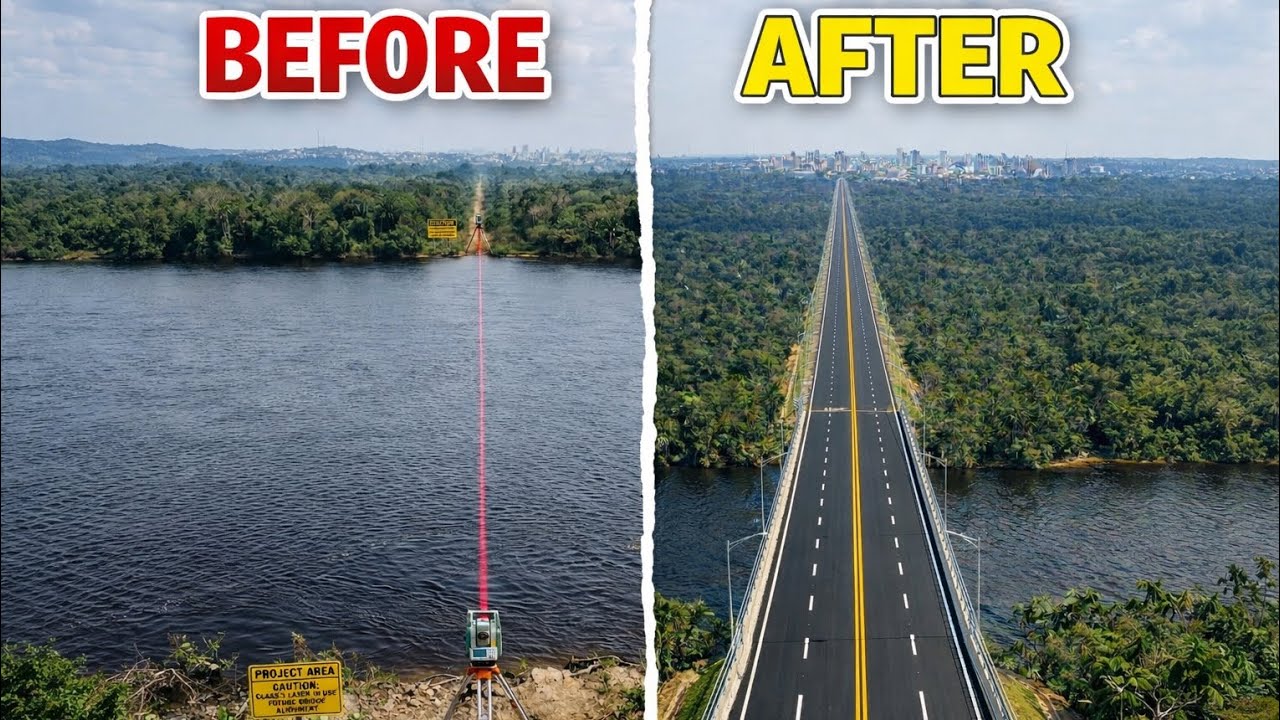 Complete Bridge Construction Process | Foundation to Finished Structure