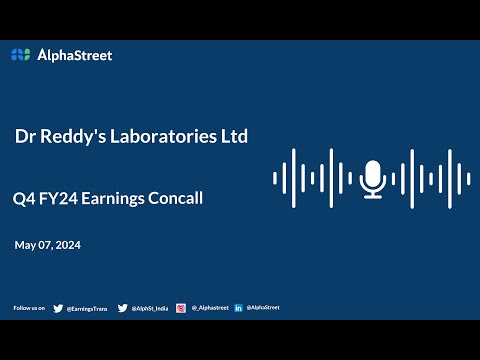 Dr Reddy's Laboratories Ltd Q4 FY2023-24 Earnings Conference Call