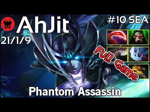 AhJit [Tigers] plays Phantom Assassin!!! Dota 2 Full Game 7.20